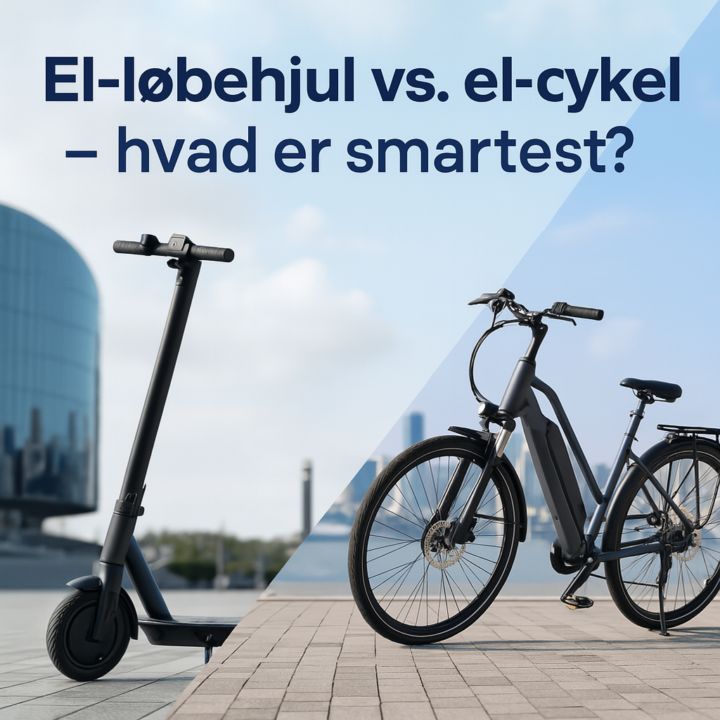 El-løbehjul vs. el-cykel – hvad er smartest?